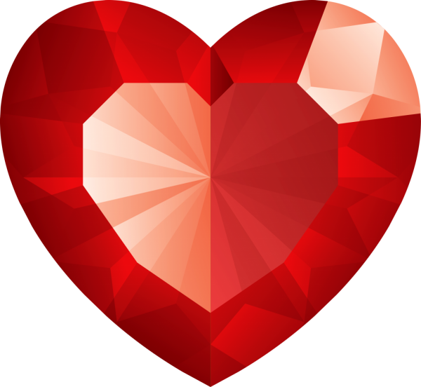 Red jewel Heart